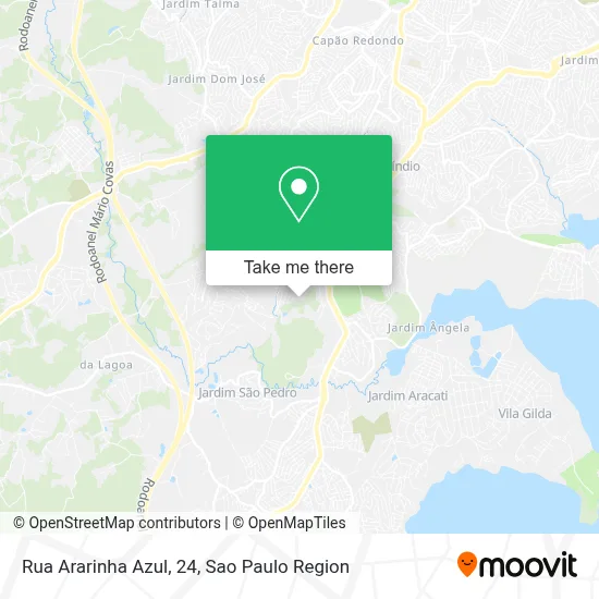 Rua Ararinha Azul, 24 map