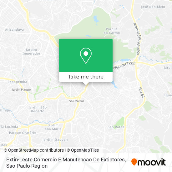 Extin-Leste Comercio E Manutencao De Extintores map