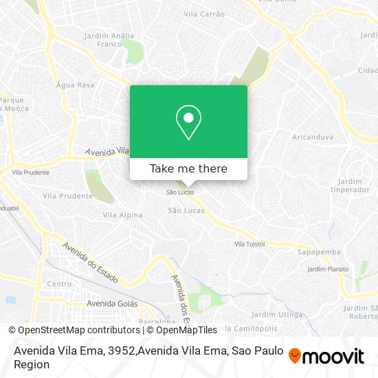 Avenida Vila Ema, 3952,Avenida Vila Ema map