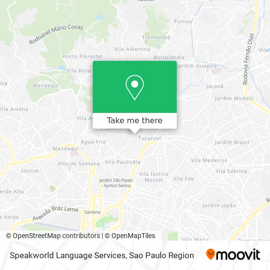 Speakworld Language Services map