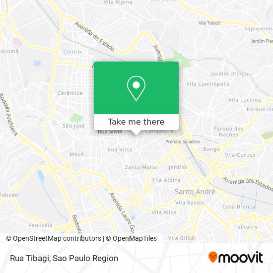 Mapa Rua Tibagi