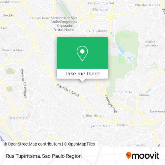 Mapa Rua Tupiritama