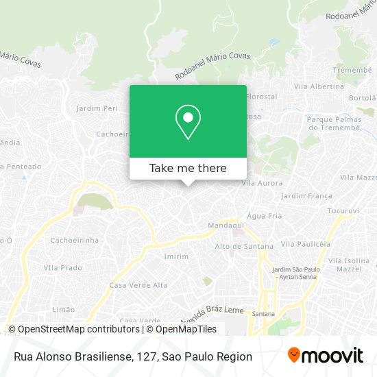 Rua Alonso Brasiliense, 127 map