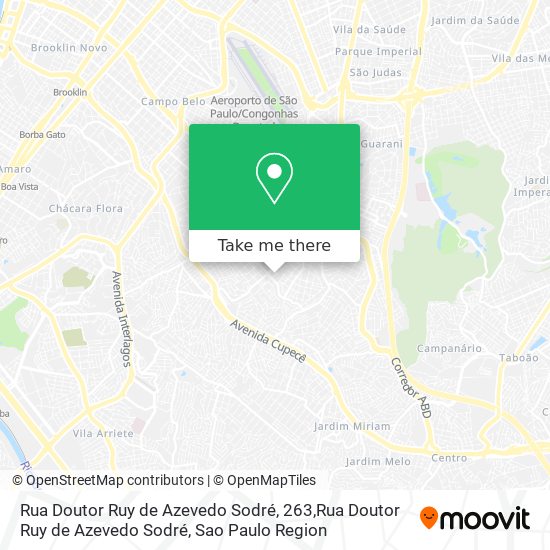 Mapa Rua Doutor Ruy de Azevedo Sodré, 263,Rua Doutor Ruy de Azevedo Sodré