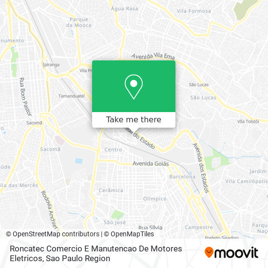 Roncatec Comercio E Manutencao De Motores Eletricos map