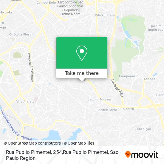 Mapa Rua Publio Pimentel, 254,Rua Publio Pimentel