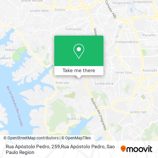 Rua Apóstolo Pedro, 259,Rua Apóstolo Pedro map