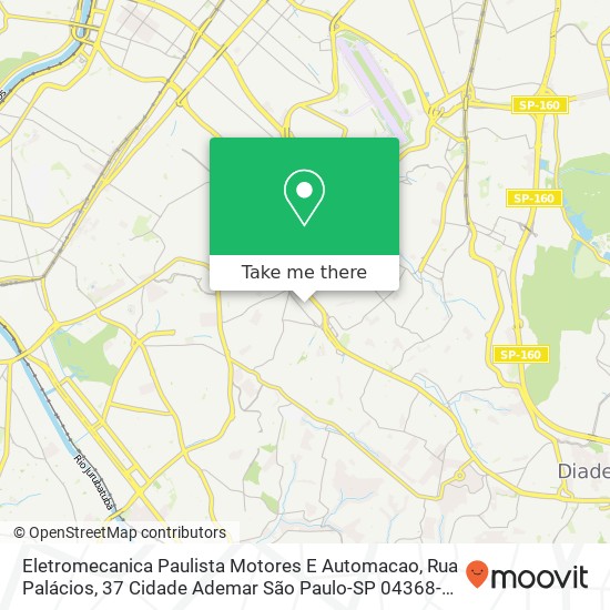 Eletromecanica Paulista Motores E Automacao, Rua Palácios, 37 Cidade Ademar São Paulo-SP 04368-115 map