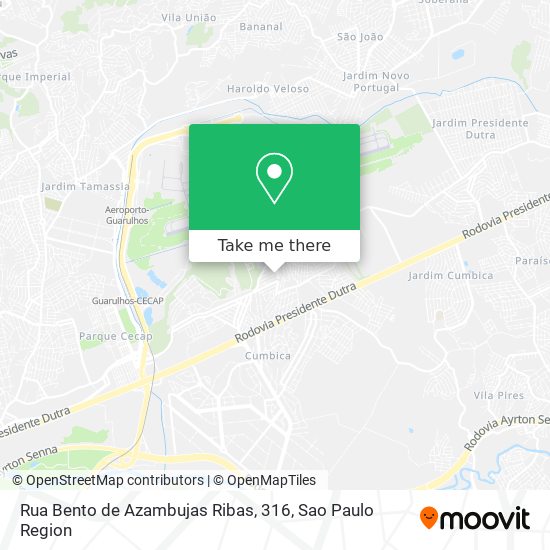 Rua Bento de Azambujas Ribas, 316 map