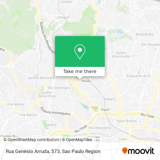 Mapa Rua Genésio Arruda, 573