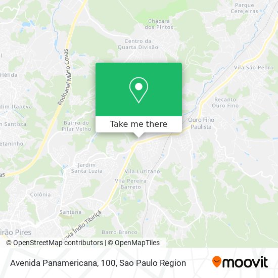 Avenida Panamericana, 100 map