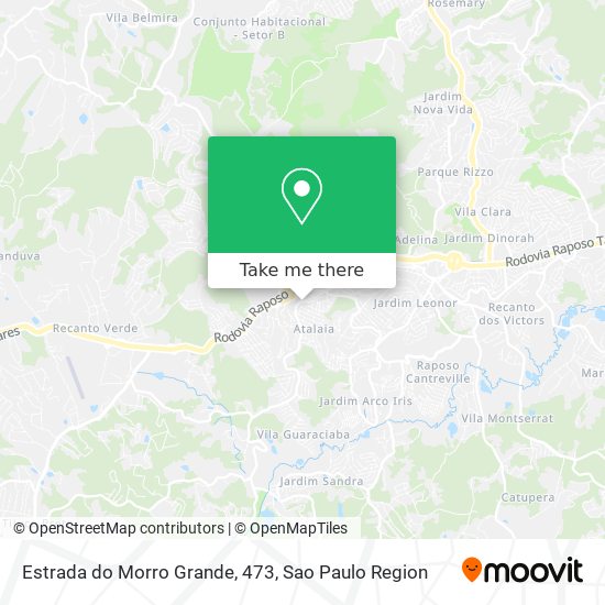 Estrada do Morro Grande, 473 map