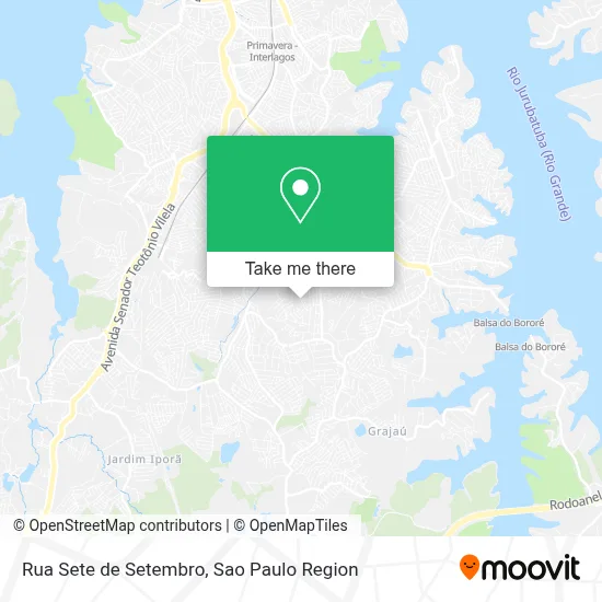 Rua Sete de Setembro map