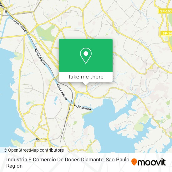 Industria E Comercio De Doces Diamante map