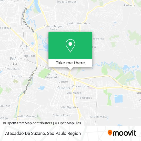 Atacadão De Suzano map