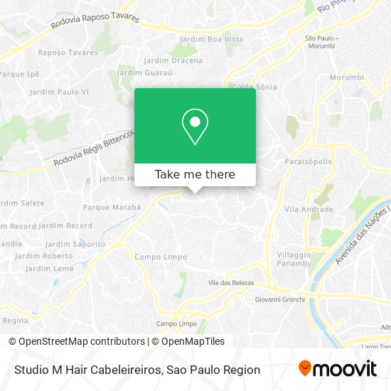 Studio M Hair Cabeleireiros map