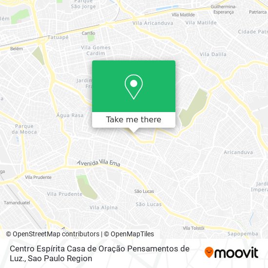 Centro Espírita Casa de Oração Pensamentos de Luz. map