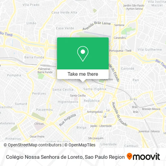 Colégio Nossa Senhora de Loreto map