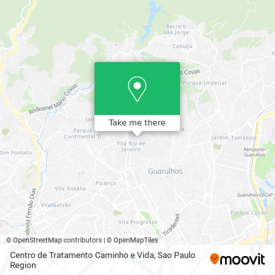 Centro de Tratamento Caminho e Vida map