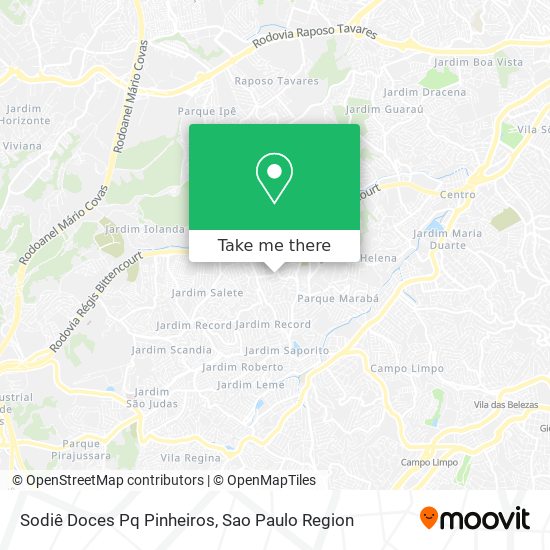 Sodiê Doces Pq Pinheiros map