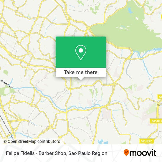 Mapa Felipe Fidelis - Barber Shop