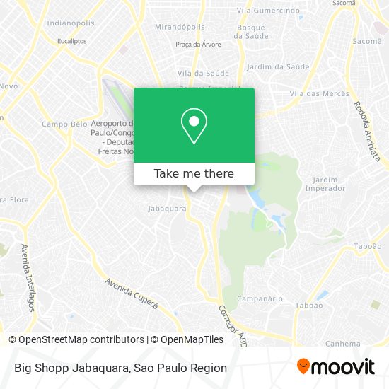 Big Shopp Jabaquara map
