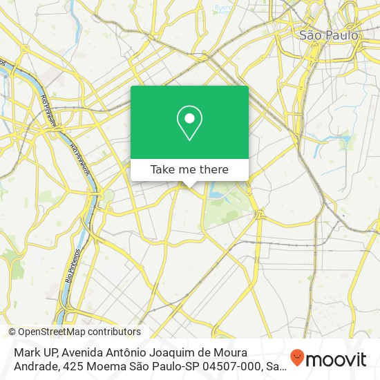 Mark UP, Avenida Antônio Joaquim de Moura Andrade, 425 Moema São Paulo-SP 04507-000 map