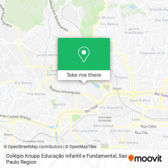 Mapa Colégio Knupp Educação Infantil e Fundamental