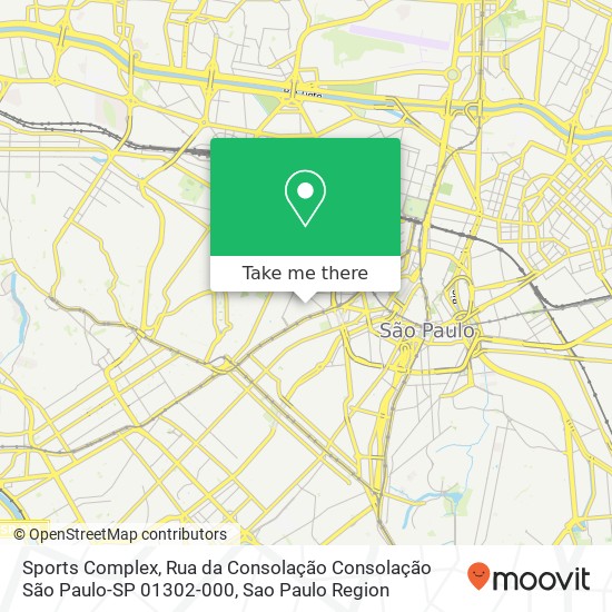 Sports Complex, Rua da Consolação Consolação São Paulo-SP 01302-000 map