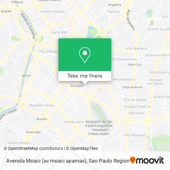 Avenida Moaci (av moaci apamas) map