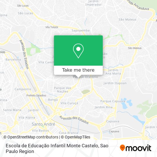 Escola de Educação Infantil Monte Castelo map