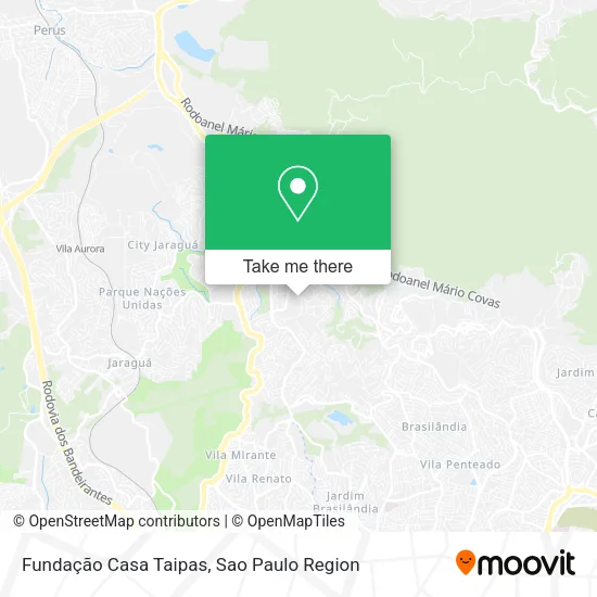 Fundação Casa Taipas map