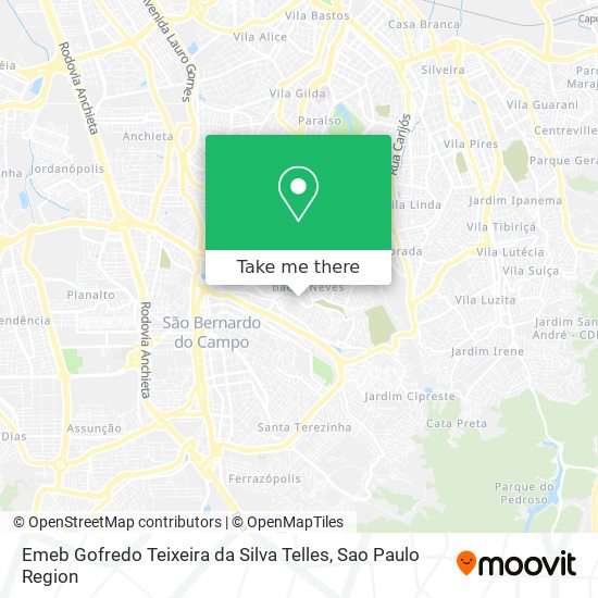 Emeb Gofredo Teixeira da Silva Telles map