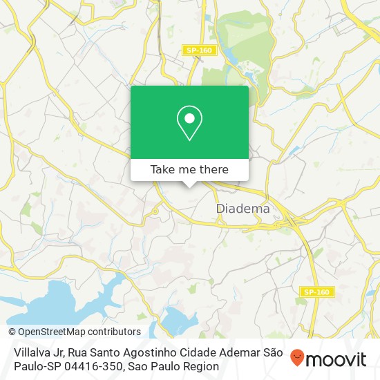 Villalva Jr, Rua Santo Agostinho Cidade Ademar São Paulo-SP 04416-350 map