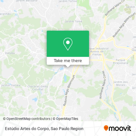 Estúdio Artes do Corpo map