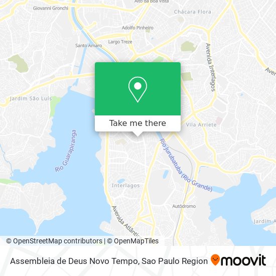 Assembleia de Deus Novo Tempo map