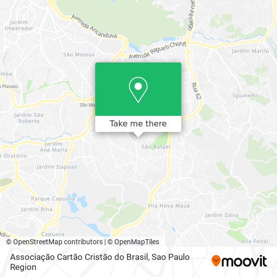 Associação Cartão Cristão do Brasil map