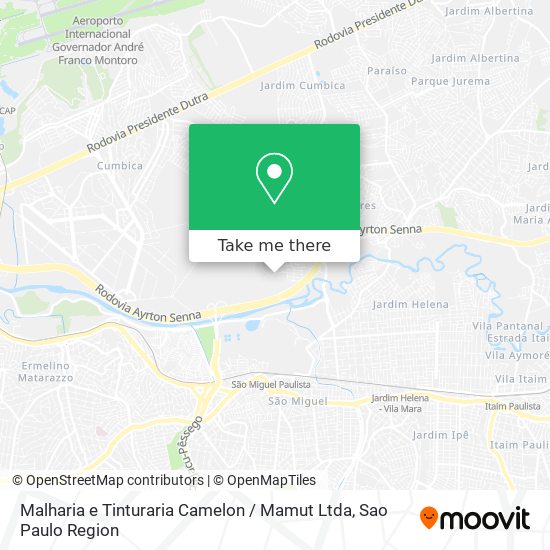 Malharia e Tinturaria Camelon / Mamut Ltda map