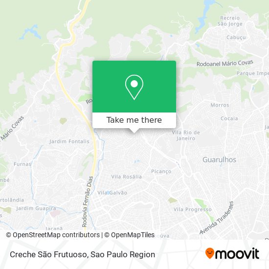 Creche São Frutuoso map