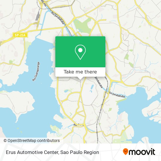 Mapa Erus Automotive Center
