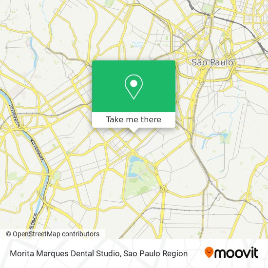 Mapa Morita Marques Dental Studio
