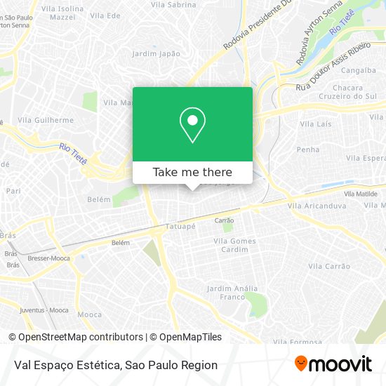 Val Espaço Estética map