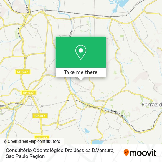 Mapa Consultório Odontológico Dra:Jéssica D.Ventura