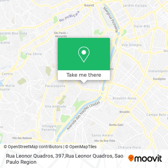 Mapa Rua Leonor Quadros, 397,Rua Leonor Quadros