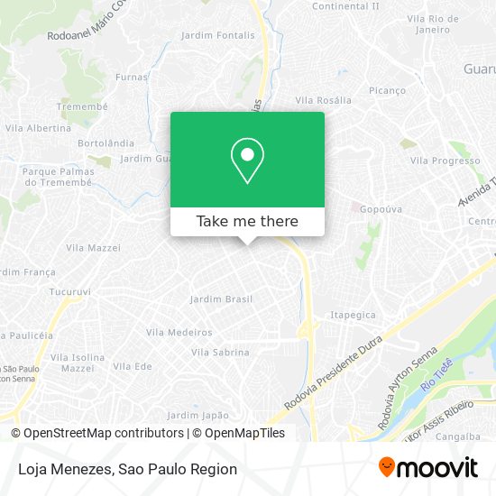 Loja Menezes map