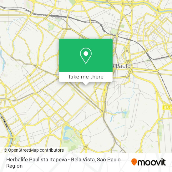 Mapa Herbalife Paulista Itapeva - Bela Vista