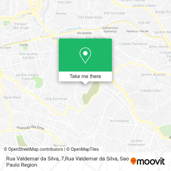 Rua Valdemar da Silva, 7,Rua Valdemar da Silva map
