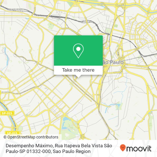 Desempenho Máximo, Rua Itapeva Bela Vista São Paulo-SP 01332-000 map