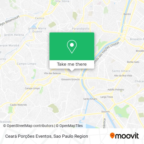 Mapa Ceará Porções Eventos