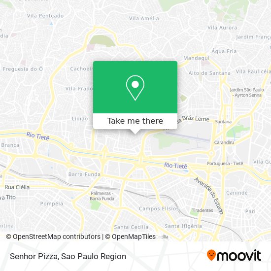 Senhor Pizza map